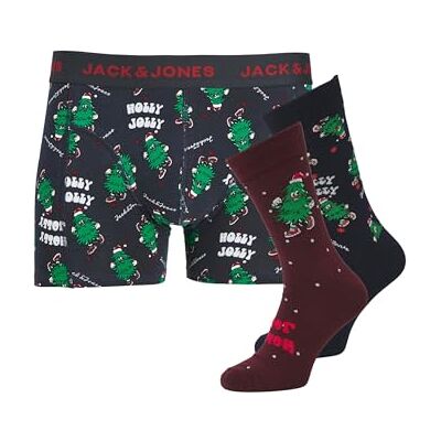 JACK & JONES Jacjolly Xmas Tree presentbox, mörk marinblå, x_l JACK & JONES Jacjolly Xmas Tree presentbox, mörk marinblå, x_l