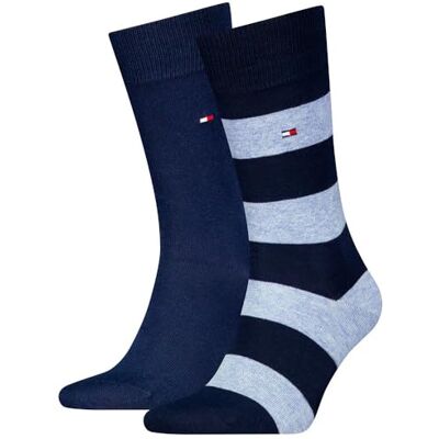 Tommy Hilfiger 8719965009202 TH MEN RUGBY SOCK 2P, Ljusblå melerad, 43-46 EU Tommy Hilfiger 8719965009202 TH MEN RUGBY SOCK 2P, Ljusblå melerad, 43-46 EU