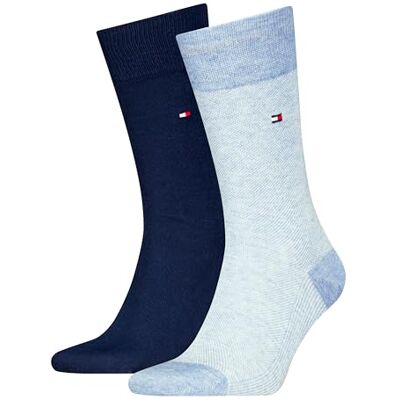 Tommy Hilfiger 8719965009202 TH MEN SOCK 2P BIRDSEYE, Ljusblå melerad, 39-42 EU Tommy Hilfiger 8719965009202 TH MEN SOCK 2P BIRDSEYE, Ljusblå melerad, 39-42 EU