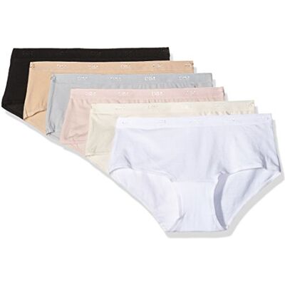 Dim Boxer Les Pockets Bomull Stretch x6, Flerfärgad (Lot Basique), 38-40 Dim Boxer Les Pockets Bomull Stretch x6, Flerfärgad (Lot Basique), 38-40