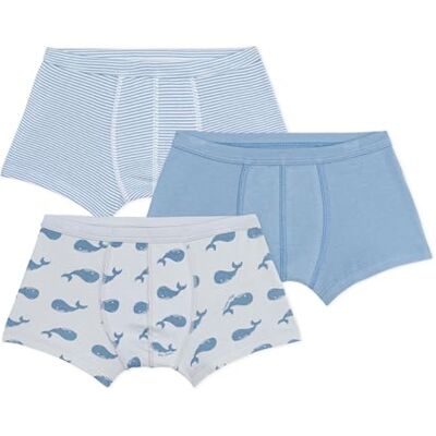 Petit Bateau Boxershorts i bomull med valtryck för barn Petit Bateau Boxershorts i bomull med valtryck för barn