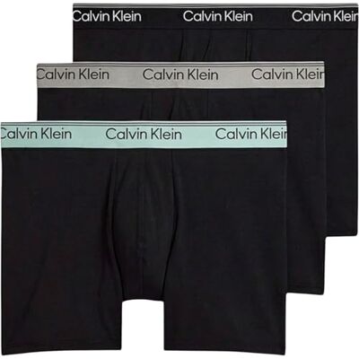 Calvin boxershorts för män 3-pack LV00NB4410 boxershorts kalsonger, svart (svart kropp med svart/ljusgjutning/fe), XS Calvin boxershorts för män 3-pack LV00NB4410 boxershorts kalsonger, svart (svart kropp med svart/ljusgjutning/fe), XS