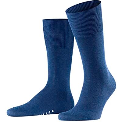 FALKE herr Strumpor Airport M So ull bomull enfärgat 1 par, Blå Royal Blue 6000, 43-44 FALKE herr Strumpor Airport M So ull bomull enfärgat 1 par, Blå Royal Blue 6000, 43-44
