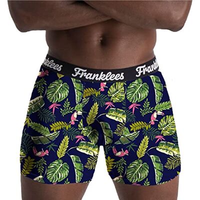 Franklees Boxershorts för män Galaxy, Tropisk, S Franklees Boxershorts för män Galaxy, Tropisk, S