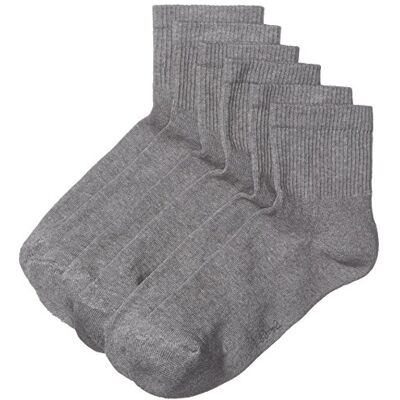 MY WAY MyWay Myway Men Quarter Socks 3er Herrstrumpor, Grå melange 150, 43-46 EU MY WAY MyWay Myway Men Quarter Socks 3er Herrstrumpor, Grå melange 150, 43-46 EU