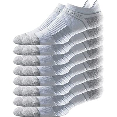 Strideline mäns lågklippta premium atletiska strumpor (förpackning med 8) Strideline mäns lågklippta premium atletiska strumpor (förpackning med 8)