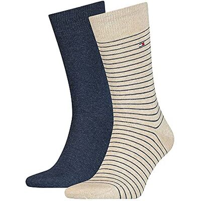 Tommy Hilfiger Herr CLSSC strumpa (2-pack), Beige melange, 47-49 EU Tommy Hilfiger Herr CLSSC strumpa (2-pack), Beige melange, 47-49 EU