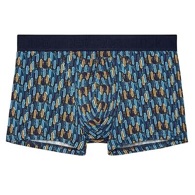 HOM Boxer Ho1 Westgate Boxer Briefs Herr (1 st), Geometriskt och abstrakt tryck i en blå camaieu, M HOM Boxer Ho1 Westgate Boxer Briefs Herr (1 st), Geometriskt och abstrakt tryck i en blå camaieu, M