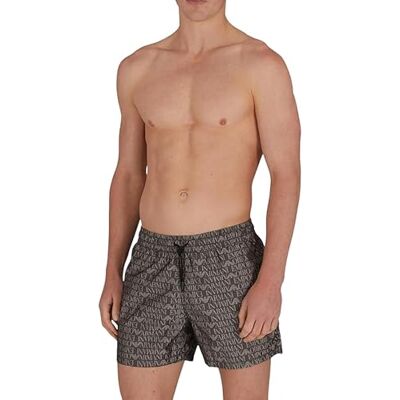 Giorgio Armani Man All Over Jacquard Mid Boxer Blå M, Eagl Arm.Blu/Captain, M Giorgio Armani Man All Over Jacquard Mid Boxer Blå M, Eagl Arm.Blu/Captain, M