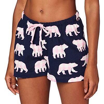 Little Blue House , pyjamas, boxershorts för kvinnor, Mamma björn, M Little Blue House , pyjamas, boxershorts för kvinnor, Mamma björn, M