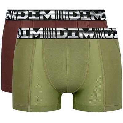 Dim Boxershorts för män (set om 2), Chokladbrun/khaki, XXL Dim Boxershorts för män (set om 2), Chokladbrun/khaki, XXL