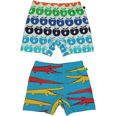 Småfolk pojkar boxershorts, Grön, 11-12 år Småfolk pojkar boxershorts, Grön, 11-12 år