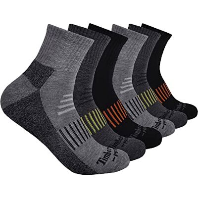 Timberland PRO Män Kvarts Strumpor 6-pack, Flerfärgad, X-Large Timberland PRO Män Kvarts Strumpor 6-pack, Flerfärgad, X-Large