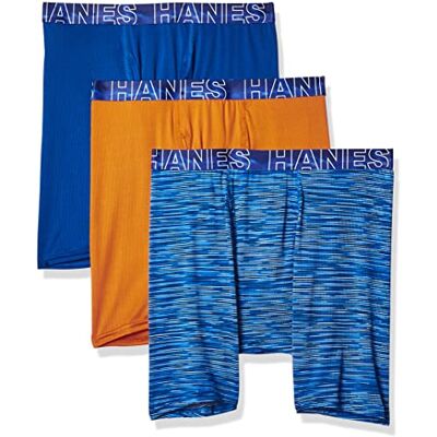 Hanes män, unisex Men's X-Temp 4-way Stretch Mesh Boxer Briefs, 3 pack Boxerkalsonger Hanes män, unisex Men's X-Temp 4-way Stretch Mesh Boxer Briefs, 3 pack Boxerkalsonger