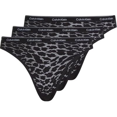 Calvin kvinnors 3-pack låga bikinitrosor, Svart (svart/svart), L Calvin kvinnors 3-pack låga bikinitrosor, Svart (svart/svart), L