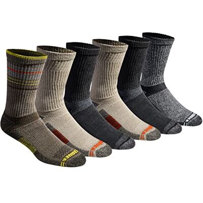Eddie Bauer Men's Socks Dura Dri Strumpor med fuktkontroll, Oliv sortiment (6 Par), L för Män, Blandat oliv (6 Par), Large Eddie Bauer Men's Socks Dura Dri Strumpor med fuktkontroll, Oliv sortiment (6 Par), L för Män, Blandat oliv (6 Par), Large