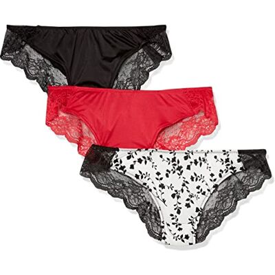 Maidenform Damtrosor, spetstanga, fräcka trosor, samma färg eller blandade färger, 3-pack, S Maidenform Damtrosor, spetstanga, fräcka trosor, samma färg eller blandade färger, 3-pack, S