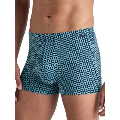 CALIDA Grafic Cotton Boxershorts för män, tillverkade av 100% supima-bomull, med tygbelagt elastiskt midjeband, Ljusblå, 46-48 CALIDA Grafic Cotton Boxershorts för män, tillverkade av 100% supima-bomull, med tygbelagt elastiskt midjeband, Ljusblå, 46-48