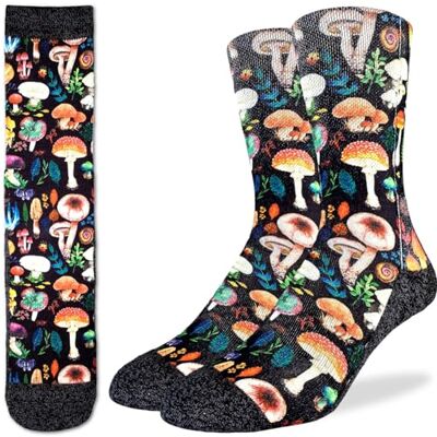 Good Luck Sock Men's Mushrooms Socks, Adult Good Luck Sock Men's Mushrooms Socks, Adult