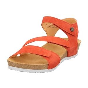 Think! Damen DUMIA chromfrei gegerbte nachhaltige Sandale, SCARLET 5120 Think! Damen DUMIA chromfrei gegerbte nachhaltige Sandale, SCARLET 5120