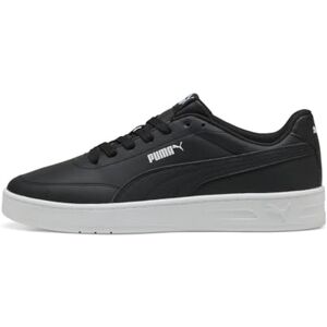 PUMA Unisex Court Classic CleanSneaker, Black vit, 39 EU PUMA Unisex Court Classic CleanSneaker, Black vit, 39 EU
