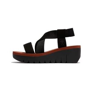 Fly London kvinnors YABI922FLY Sandal, Svart/Brick, 8 UK, Svart tegel, 41 EU Fly London kvinnors YABI922FLY Sandal, Svart/Brick, 8 UK, Svart tegel, 41 EU