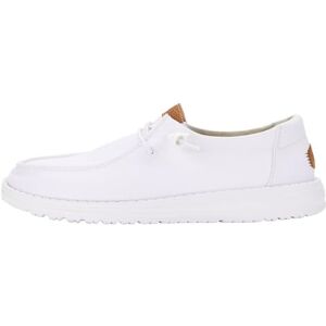 HEYDUDE – Wendy Stretch Canvas dam – slip-on platta skor – ballerinaskor, Vit, 37 EU HEYDUDE – Wendy Stretch Canvas dam – slip-on platta skor – ballerinaskor, Vit, 37 EU