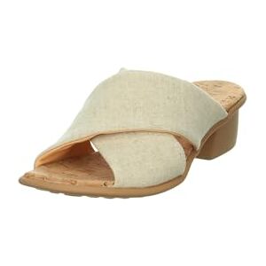 Think! Damen VIVI chromfrei gegerbte nachhaltige Sandale, LINEN 4000 Think! Damen VIVI chromfrei gegerbte nachhaltige Sandale, LINEN 4000