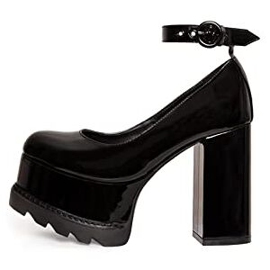 LAMODA Sweet Candy Extreme plattformssmycken, EU 41, Svart patent, 41 EU LAMODA Sweet Candy Extreme plattformssmycken, EU 41, Svart patent, 41 EU