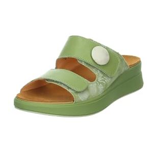 Think! Dam Meggie läderfoder tofflor, aloe/kombi 7020, 42 EU Think! Dam Meggie läderfoder tofflor, aloe/kombi 7020, 42 EU