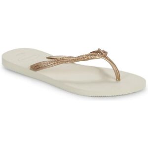 Havaianas Flash Sweet, bekväma flip-flops, hållbara och eleganta, korsade och skulpterade remmar, halkfri smal sula, dam, Straw Sand Beige Straw, 33/34 EU Havaianas Flash Sweet, bekväma flip-flops, hållbara och eleganta, korsade och skulpterade remmar, halkfri smal sula, dam, Straw Sand Beige Straw, 33/34 EU