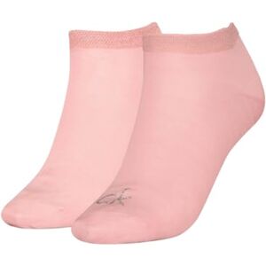Calvin Klein strumpor kvinnor sneaker 2P blank logotyp, Rosa, 75-77 EU Calvin Klein strumpor kvinnor sneaker 2P blank logotyp, Rosa, 75-77 EU