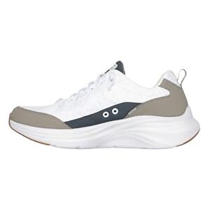 Skechers herr kontur skum mysig passform sneakers, vit, 8.5 UK Skechers herr kontur skum mysig passform sneakers, vit, 8.5 UK