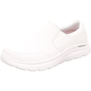 Skechers Flex Advantage Sr – Bronwood herr Slip On träningsskor,Vitt läder, 44 EU Skechers Flex Advantage Sr – Bronwood herr Slip On träningsskor,Vitt läder, 44 EU