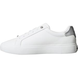 Calvin kvinnors spets up sneaker med silver BT CK HW0HW02678 låg topp, vit (ljus vit/silver), 7, Vit ljus vit silver, 40 EU Calvin kvinnors spets up sneaker med silver BT CK HW0HW02678 låg topp, vit (ljus vit/silver), 7, Vit ljus vit silver, 40 EU