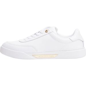 Tommy Hilfiger dam Essential Chic Court Sneaker FW0FW08682 låg topp, vit (vit), 6, Vitt, 39 EU Tommy Hilfiger dam Essential Chic Court Sneaker FW0FW08682 låg topp, vit (vit), 6, Vitt, 39 EU