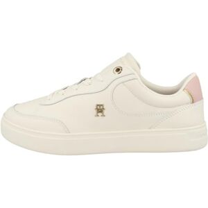 Tommy Hilfiger kvinnors ESSENTIAL CHIC COURT SNEAKER låg topp, vit (antik vit), 4 UK, Vit antik vit, 37 EU Tommy Hilfiger kvinnors ESSENTIAL CHIC COURT SNEAKER låg topp, vit (antik vit), 4 UK, Vit antik vit, 37 EU
