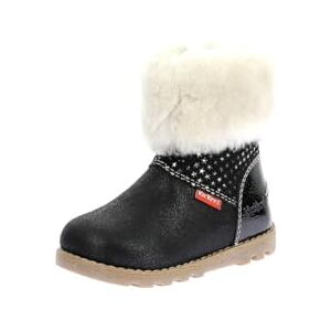 Kickers NONOFUR, unisex ankelstövlar för barn, 24 EU, Ljusa svarta stjärnor, 24 EU Kickers NONOFUR, unisex ankelstövlar för barn, 24 EU, Ljusa svarta stjärnor, 24 EU