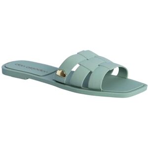 DON ALGODON Damflip-flops, flip-flops för strand och pool, flip-flop-sandaler i gummi med halkfri och lätt sula, grön, 36 EU DON ALGODON Damflip-flops, flip-flops för strand och pool, flip-flop-sandaler i gummi med halkfri och lätt sula, grön, 36 EU