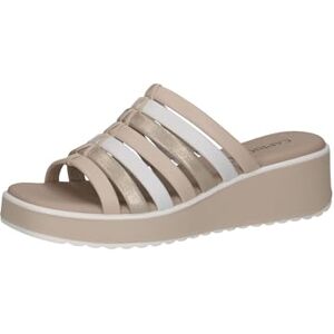 CAPRICE Damer 9-27201-44 sandal, Vitt ljus guld, 38 EU CAPRICE Damer 9-27201-44 sandal, Vitt ljus guld, 38 EU