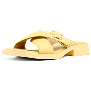 Camper Dana platt sandal för kvinnor, Lt pastell gul, 40 EU Camper Dana platt sandal för kvinnor, Lt pastell gul, 40 EU