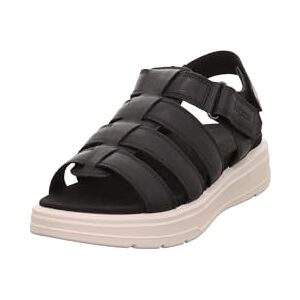Legero Damer Sunwalker platta sandaler, Svart 0100, 40 EU Legero Damer Sunwalker platta sandaler, Svart 0100, 40 EU
