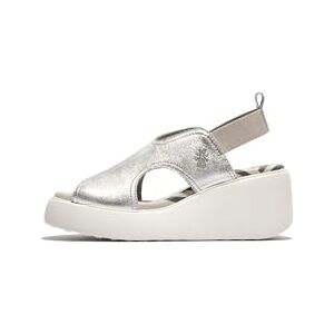 Fly London Duji410fly, damsandaler, silver, 36 EU Fly London Duji410fly, damsandaler, silver, 36 EU