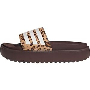 adidas dam Adilette Platform Slides, Shadow Brown/Cloud White/Magic Beige, 44.5 EU adidas dam Adilette Platform Slides, Shadow Brown/Cloud White/Magic Beige, 44.5 EU