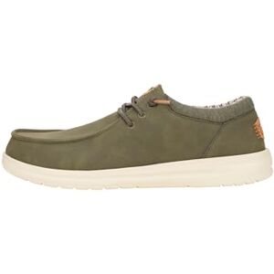 HEYDUDE – herr Paul Knit Casual Slip-on Loafer-skor – Loafer-stil, oliv, 45, OLIV, 45 EU HEYDUDE – herr Paul Knit Casual Slip-on Loafer-skor – Loafer-stil, oliv, 45, OLIV, 45 EU