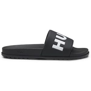 HUGO Herr Match it Slides med logotypband storlek, Svart, 3 UK HUGO Herr Match it Slides med logotypband storlek, Svart, 3 UK