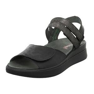 Think! Damen MEGGIE chromfrei gegerbte nachhaltige Sandale, SCHWARZ/KOMBI 0000 Think! Damen MEGGIE chromfrei gegerbte nachhaltige Sandale, SCHWARZ/KOMBI 0000