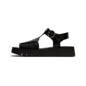 Fly London kvinnors SARF251FLY Sandal, svart, 9 UK, Svart, 9 UK Fly London kvinnors SARF251FLY Sandal, svart, 9 UK, Svart, 9 UK