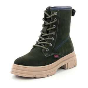 Kickers Goji flicka känga, Khaki marin, 37 EU Kickers Goji flicka känga, Khaki marin, 37 EU