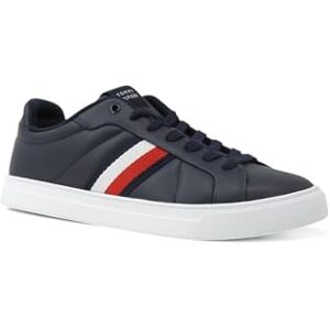 Tommy Hilfiger herr ikon Court LTH ränder Fm0fm05163 låg topp, Blå ökenhimmel, 40 EU Tommy Hilfiger herr ikon Court LTH ränder Fm0fm05163 låg topp, Blå ökenhimmel, 40 EU